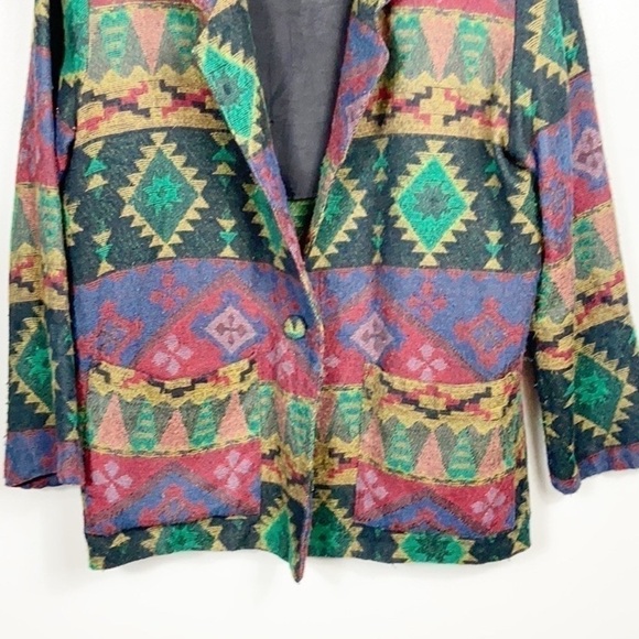 Vintage 80’s Southwestern Blazer/Jacket size m/l - Picture 5 of 14